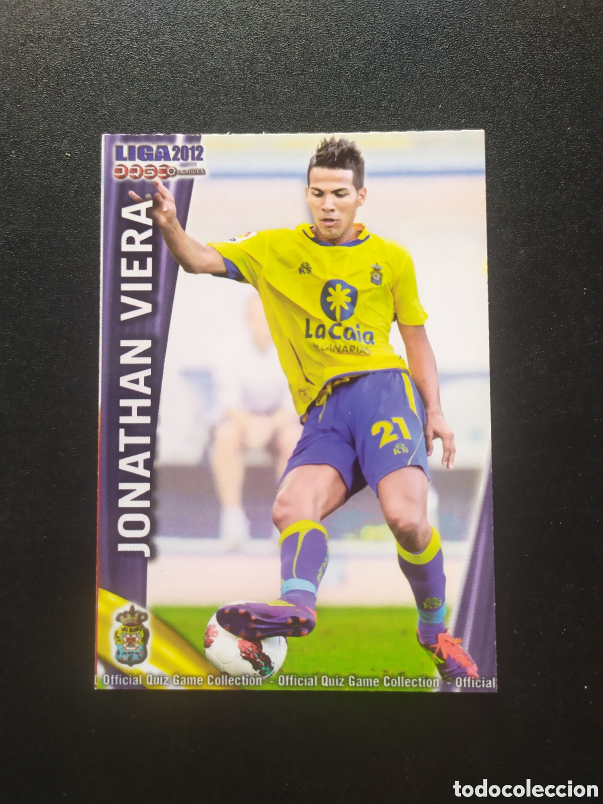 Fu&szlig;ball-Sticker: Mundicromo fichas Liga 2011 2012 11 12 Jonathan Viera n&deg; 1021 Las Palmas