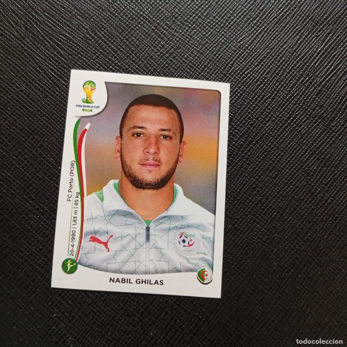 Fu&szlig;ball-Sticker: 599 NABIL GHILAS ARGELIA PANINI MUNDIAL BRASIL 2014 CROMO FUTBOL 14 - SIN PEGAR - CJ1