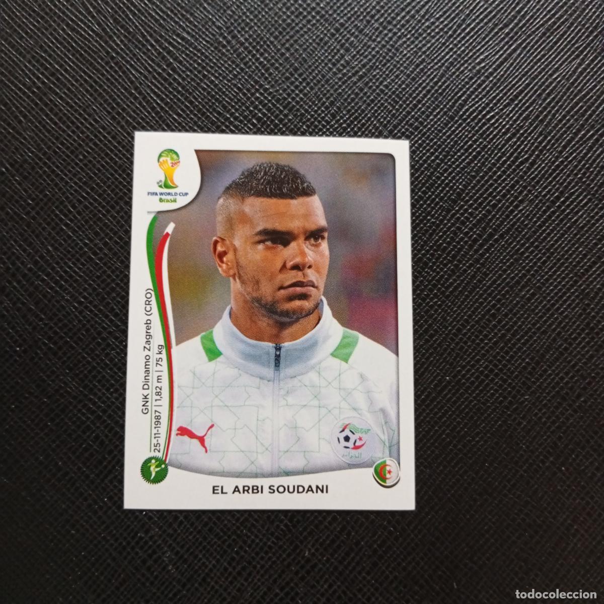 Fu&szlig;ball-Sticker: 600 EL ARBI SAUDANI ARGELIA PANINI MUNDIAL BRASIL 2014 CROMO FUTBOL 14 - SIN PEGAR - CJ1