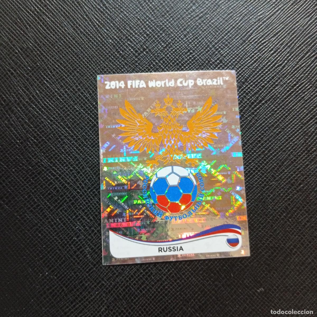 Fu&szlig;ball-Sticker: 602 ESCUDO RUSIA PANINI MUNDIAL BRASIL 2014 CROMO FUTBOL 14 - SIN PEGAR - CJ1