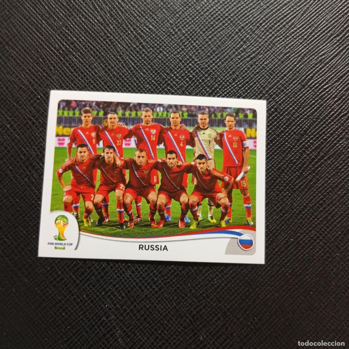 Fu&szlig;ball-Sticker: 603 ALINEACION RUSIA PANINI MUNDIAL BRASIL 2014 CROMO FUTBOL 14 - SIN PEGAR - CJ1