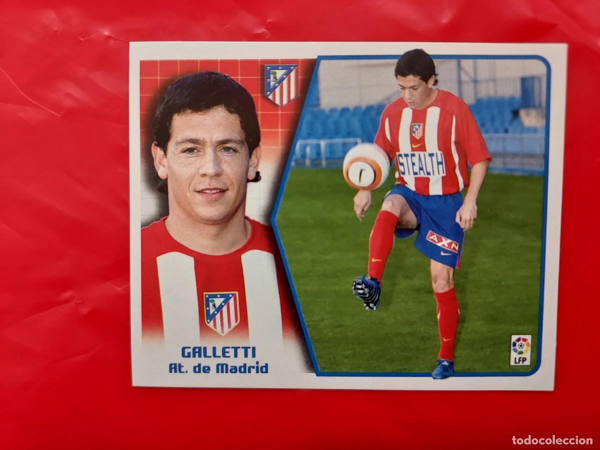 Football Stickers: CROMO GALLETI ATLETICO DE MADRID COLOCA - SIN PEGAR - EDICIONES ESTE LIGA 2005 2006