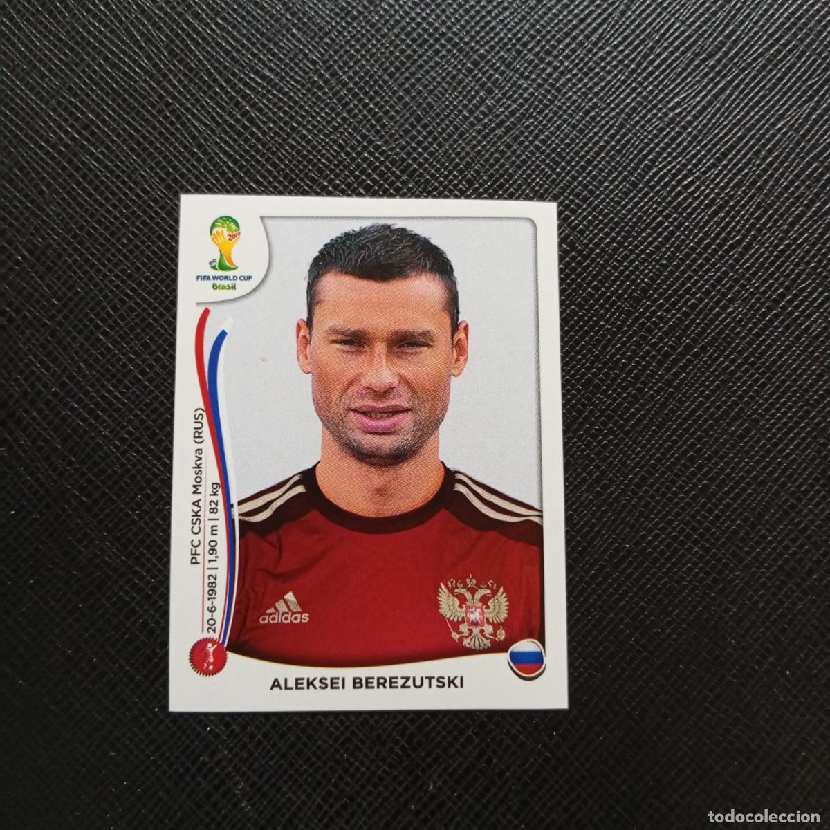 Fu&szlig;ball-Sticker: 606 ALEKSEI BEREZUTSKI RUSIA PANINI MUNDIAL BRASIL 2014 CROMO FUTBOL 14 - SIN PEGAR - CJ1