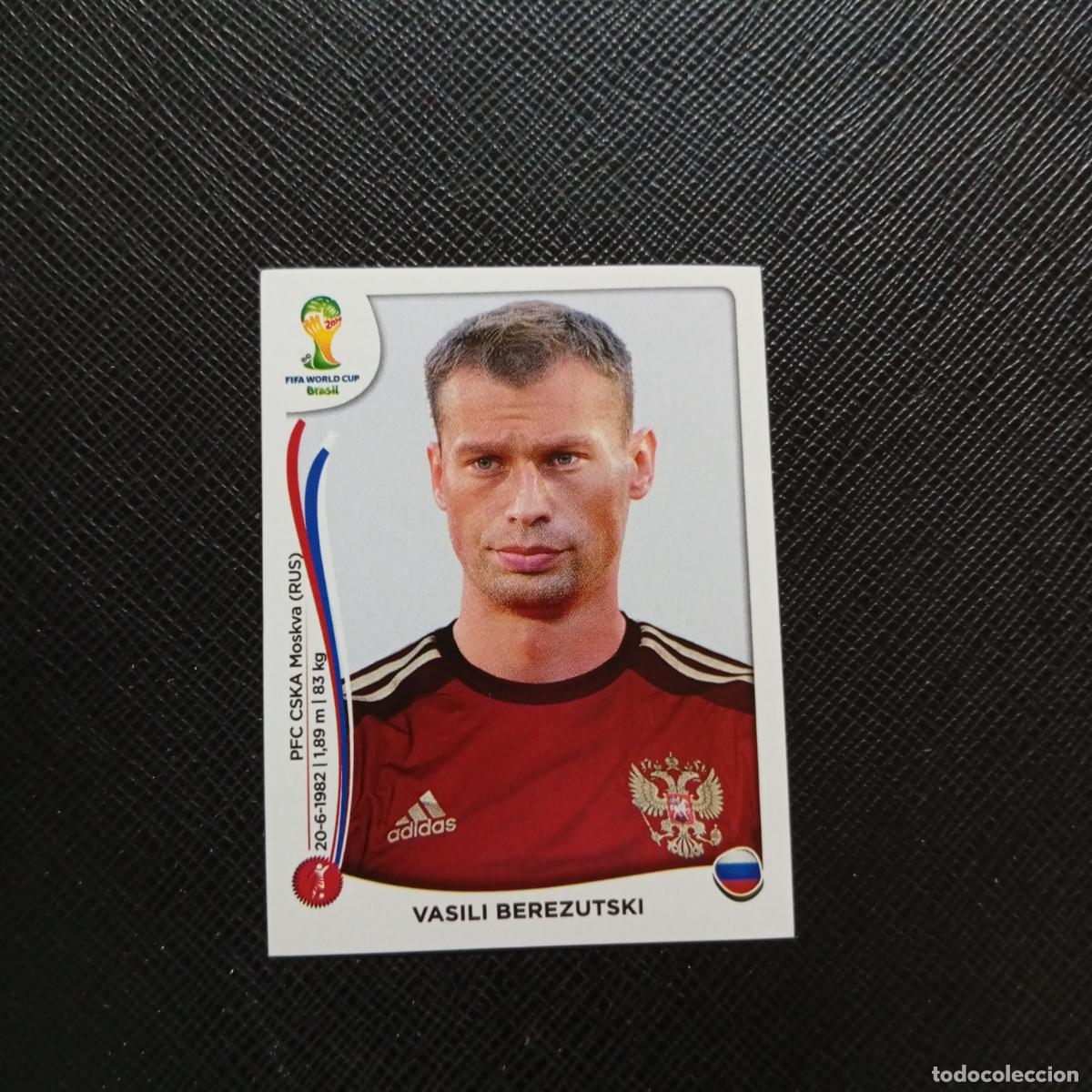 Fu&szlig;ball-Sticker: 607 VASILI BERESZUTSKI RUSIA PANINI MUNDIAL BRASIL 2014 CROMO FUTBOL 14 - SIN PEGAR - CJ1