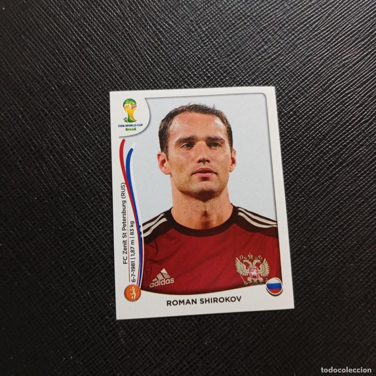 Cromos de f&uacute;tbol: 611 ROMAN SHIROKOV RUSIA PANINI MUNDIAL BRASIL 2014 CROMO FUTBOL 14 - SIN PEGAR - CJ1