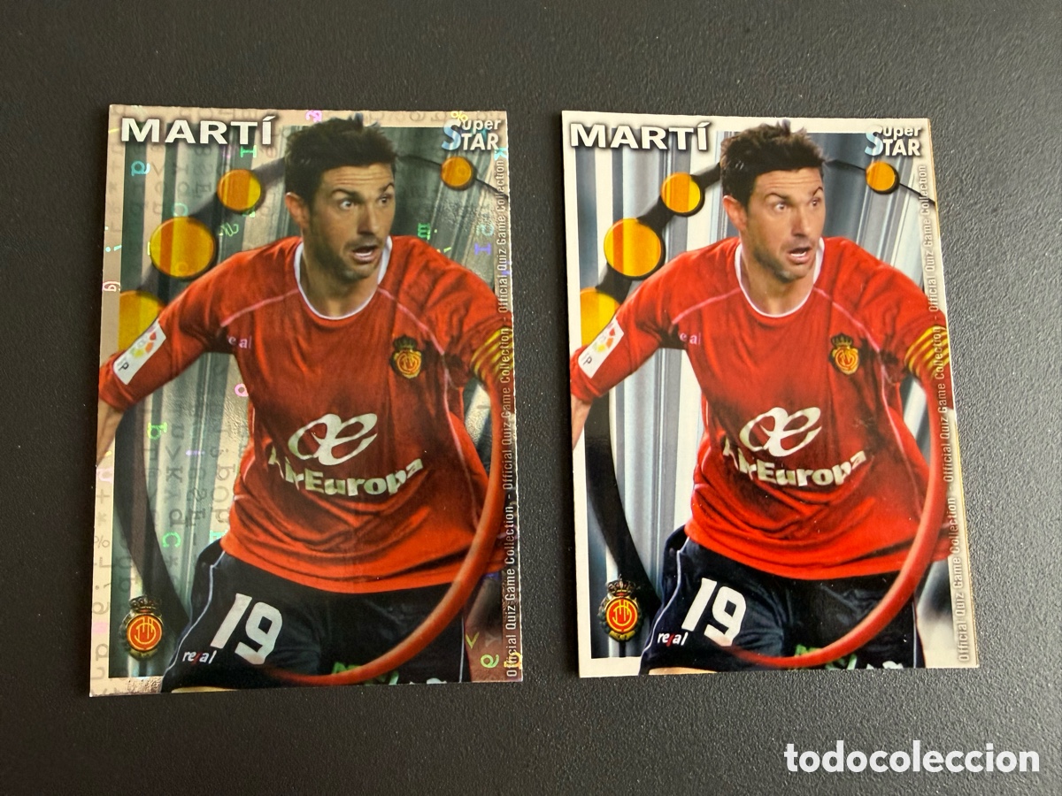 Cromos de f&uacute;tbol: MUNDICROMO 2011. 133. Star. MART&Iacute; ( Mallorca). Mate y Letras
