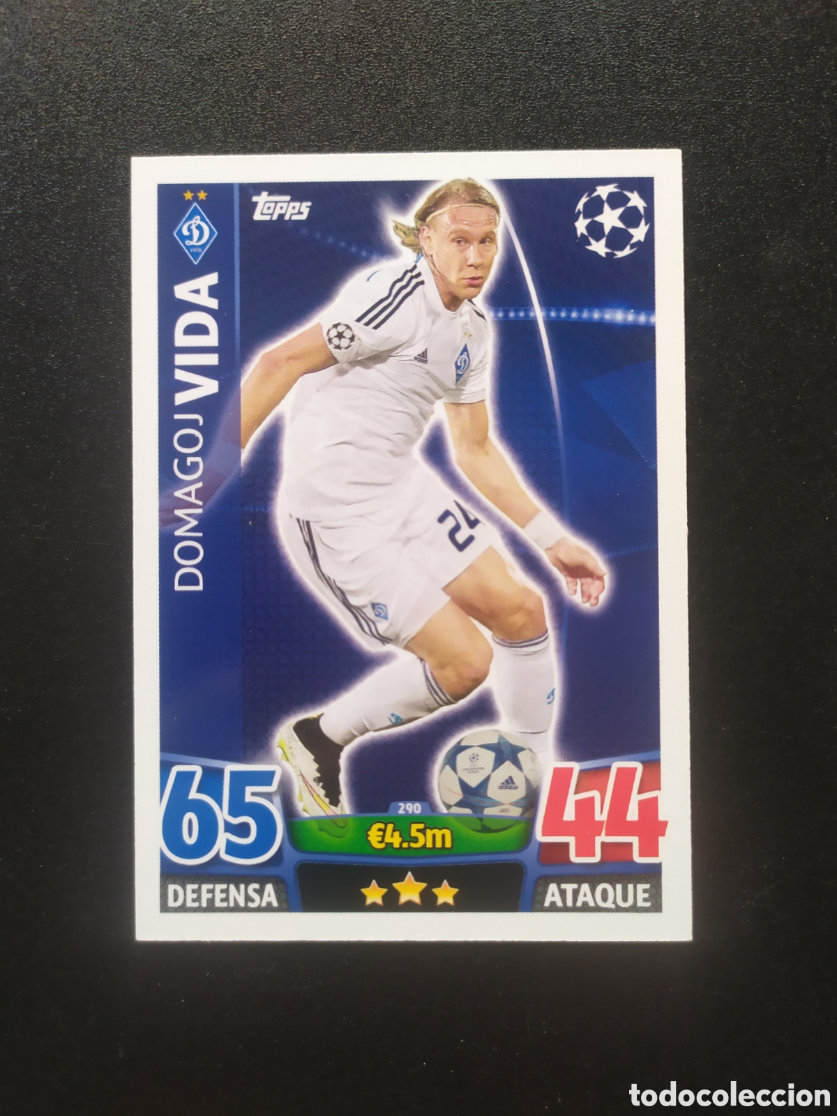 Cromos de f&uacute;tbol: UEFA Champions match attax topps 2015 2016 15 16 Vida n&deg; 290 Dinamo Kiev