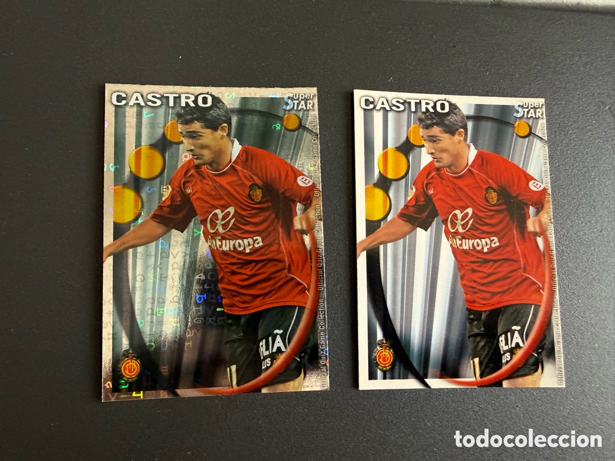 Cromos de f&uacute;tbol: MUNDICROMO 2011. 134. Star. CASTRO ( Mallorca ). Mate y Letras