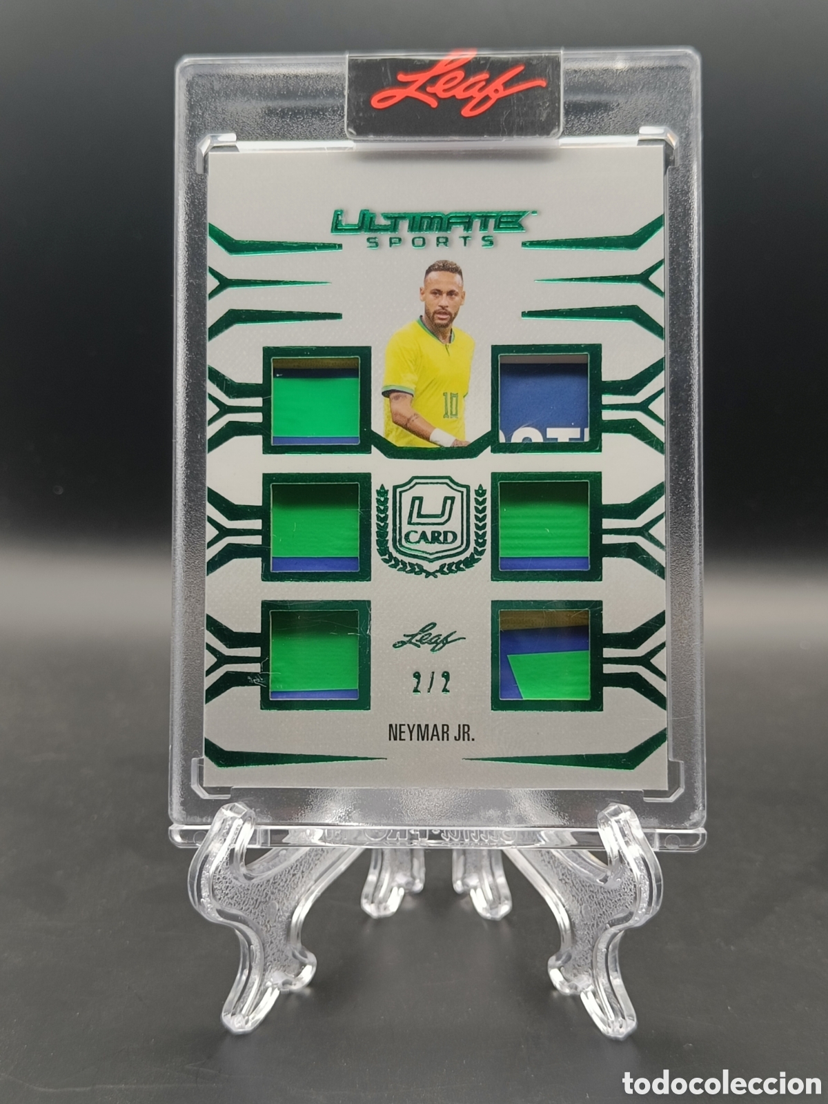 Cromos de f&uacute;tbol: 2024 Leaf Neymar Patch usado /2 Brasil