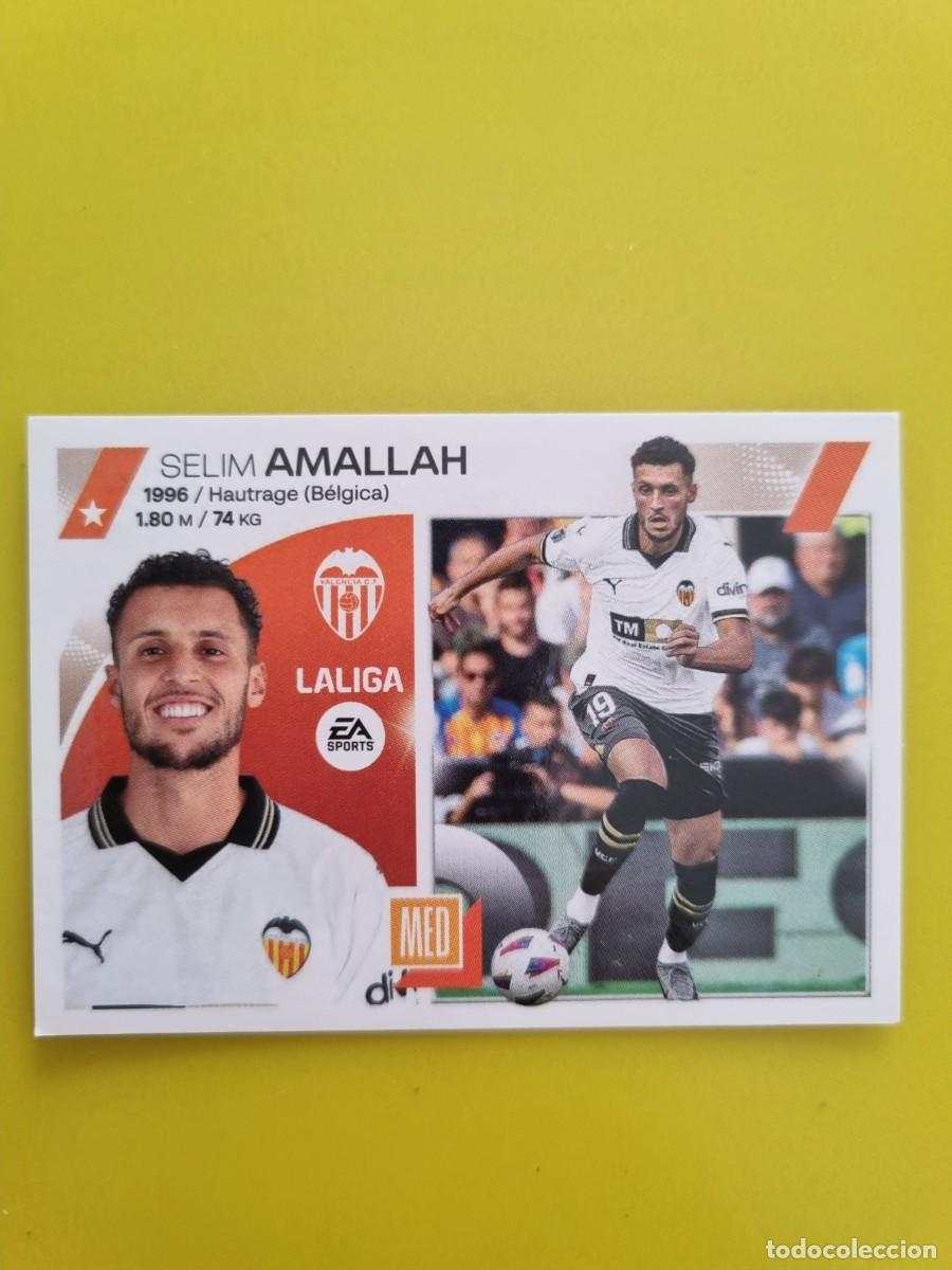 Cromos de f&uacute;tbol: CROMO FTUBOL LIGA ESTE AMALLAH VALENCIA N&ordm;14 BIS COLOCA 23 24 2023 2024 AR826