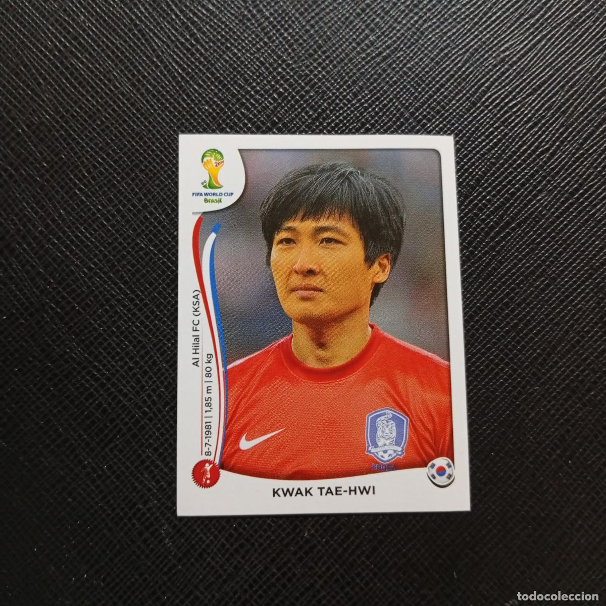 Cromos de f&uacute;tbol: 624 KWAK TAE HWI KOREA PANINI MUNDIAL BRASIL 2014 CROMO FUTBOL 14 - SIN PEGAR - CJ1