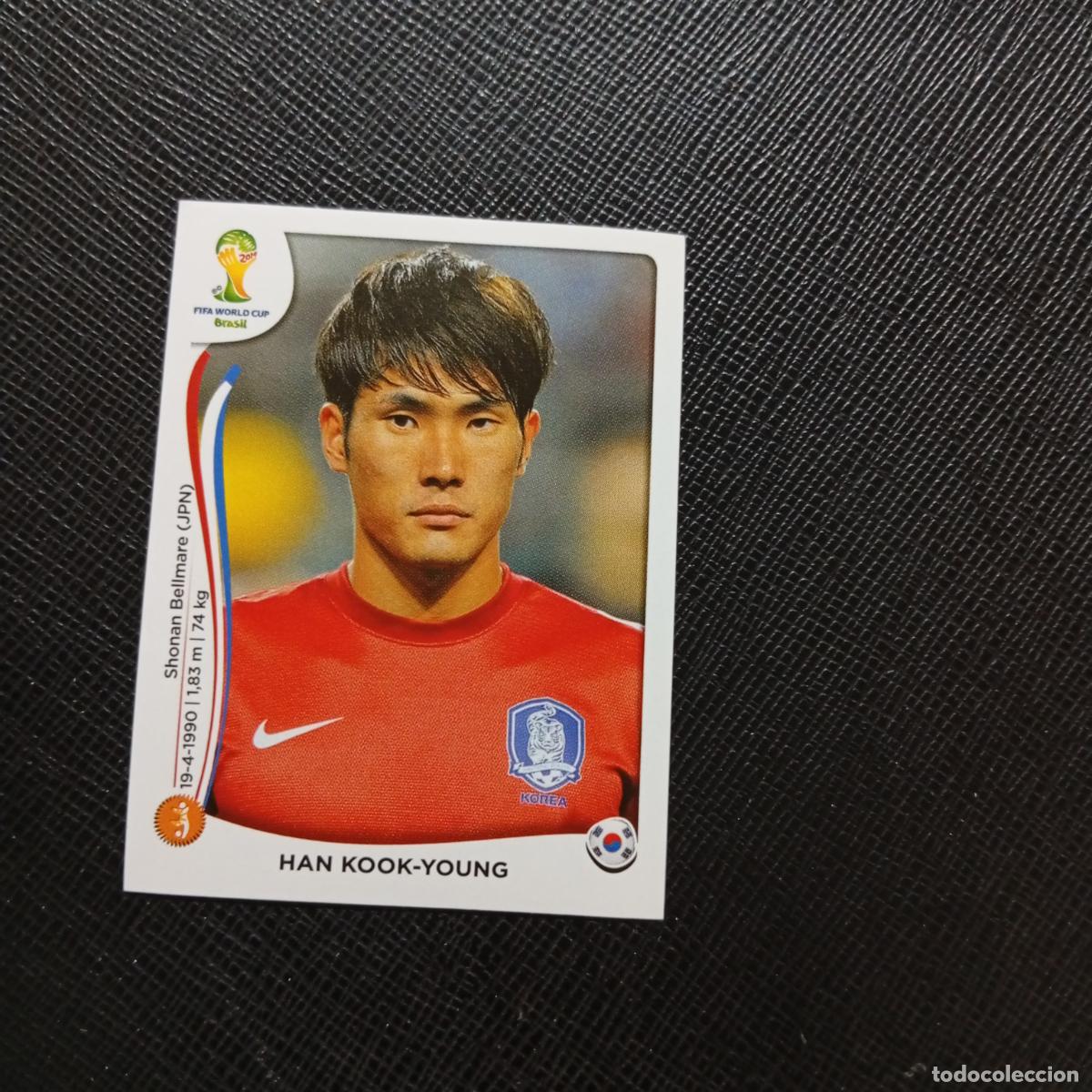 Cromos de f&uacute;tbol: 630 HAN KOOK YOUNG KOREA PANINI MUNDIAL BRASIL 2014 CROMO FUTBOL 14 - SIN PEGAR - CJ1