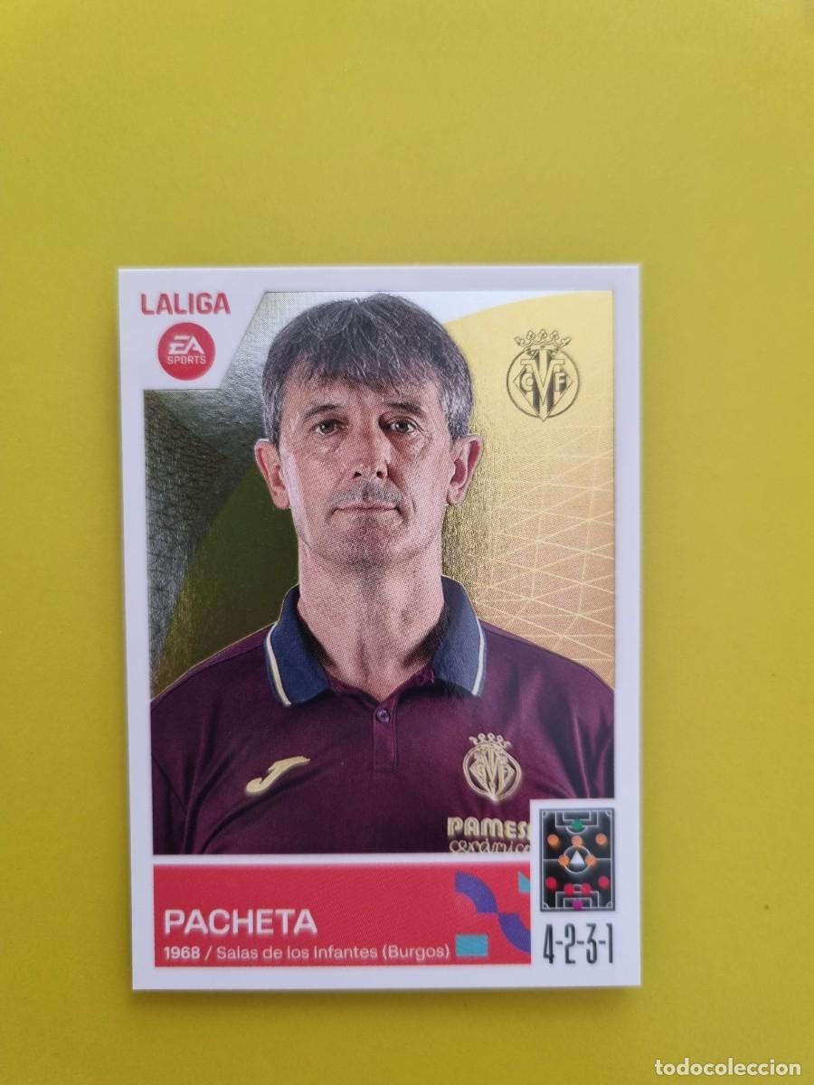 Cromos de f&uacute;tbol: CROMO FTUBOL LIGA ESTE PACHETA ENTRENADOR VILLARREAL N&ordm;2 BIS COLOCA 23 24 2023 2024 AR826