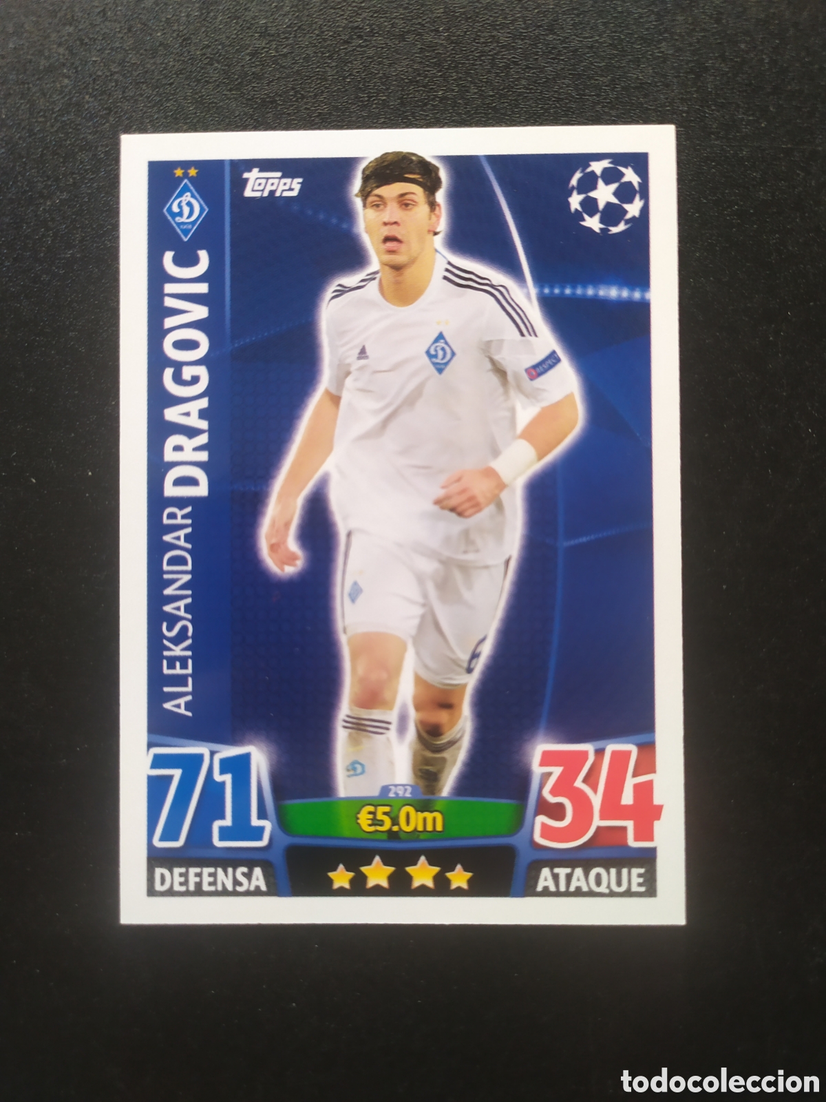 Cromos de f&uacute;tbol: UEFA Champions match attax topps 2015 2016 15 16 Dragovic n&deg; 292 Dinamo Kiev