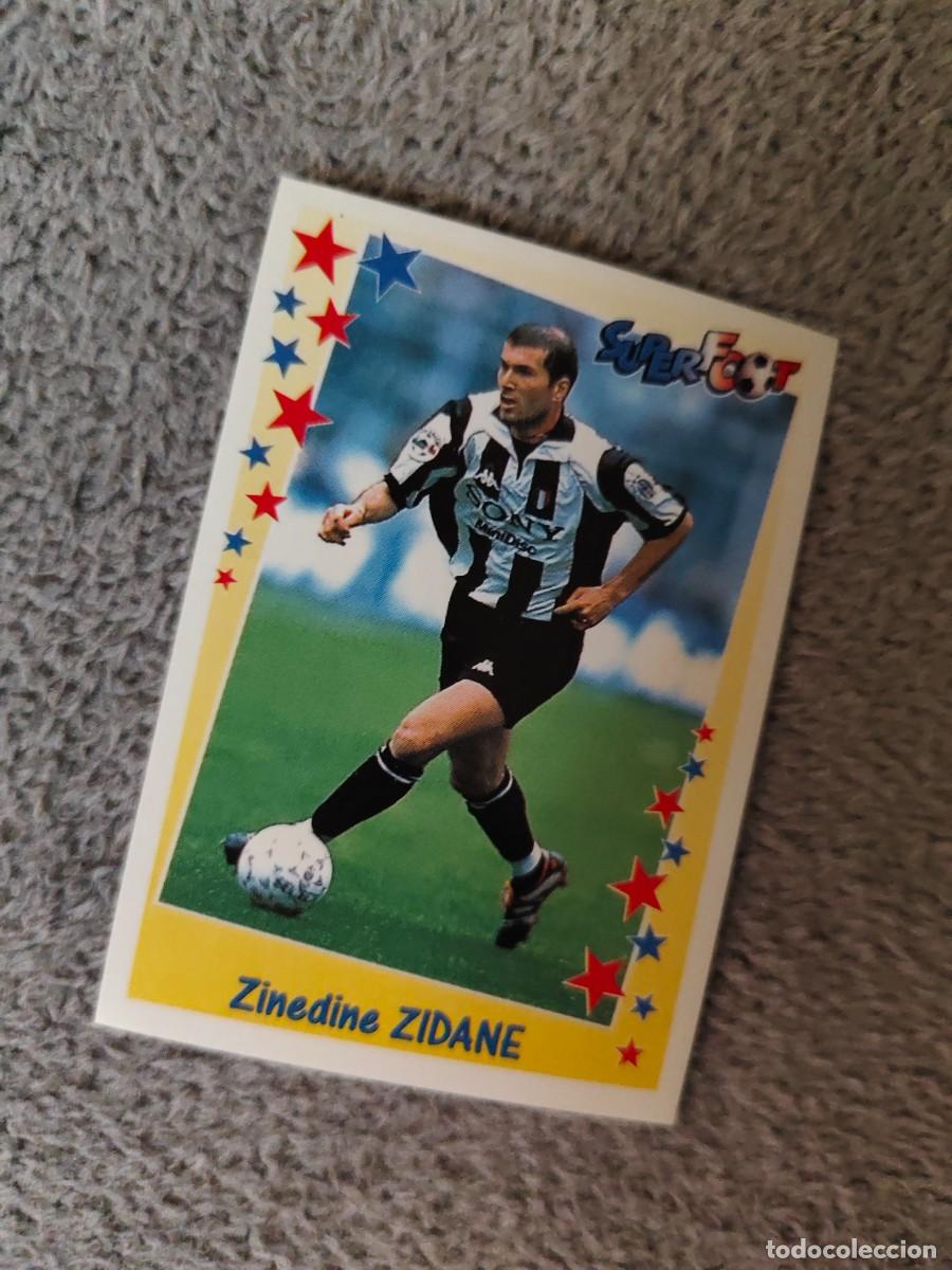 Cartes &agrave; collectionner de Football: 166 SUPERFOOT 98 99 ZINEDINE ZIDANE LES FRAN&Ccedil;AIS JUVENTUS PANINI 1998 1999 LIGUE 1 FRANCIA AAK
