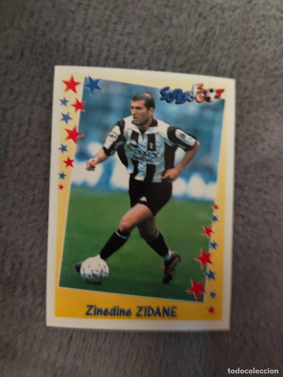 Cartes &agrave; collectionner de Football: 166 SUPERFOOT 98 99 ZINEDINE ZIDANE LES FRAN&Ccedil;AIS JUVENTUS PANINI 1998 1999 LIGUE 1 FRANCIA AAK