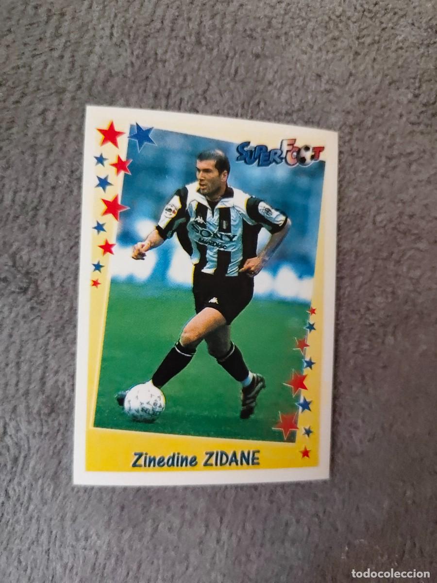 Cartes &agrave; collectionner de Football: 166 SUPERFOOT 98 99 ZINEDINE ZIDANE LES FRAN&Ccedil;AIS JUVENTUS PANINI 1998 1999 LIGUE 1 FRANCIA AAK