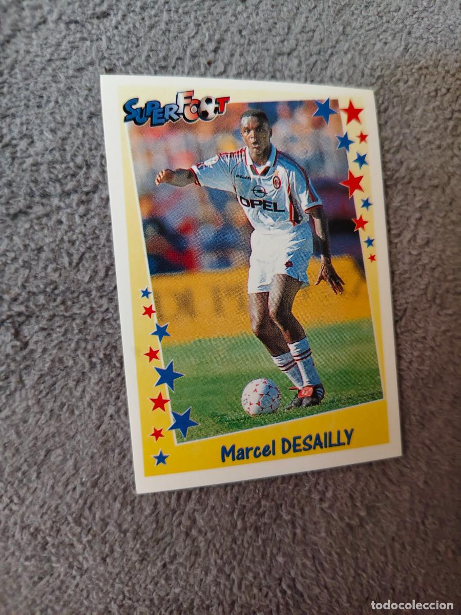 Cartes &agrave; collectionner de Football: 167 SUPERFOOT 98 99 MARCEL DESAILLY MILAN LES FRAN&Ccedil;AIS PANINI 1998 1999 LIGUE 1 FRANCIA AAK