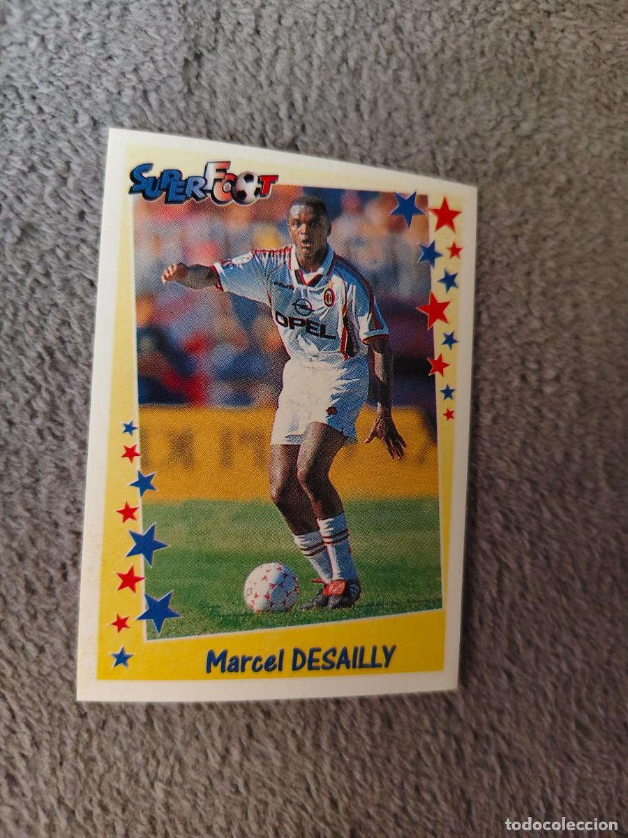 Cartes &agrave; collectionner de Football: 167 SUPERFOOT 98 99 MARCEL DESAILLY MILAN LES FRAN&Ccedil;AIS PANINI 1998 1999 LIGUE 1 FRANCIA AAK