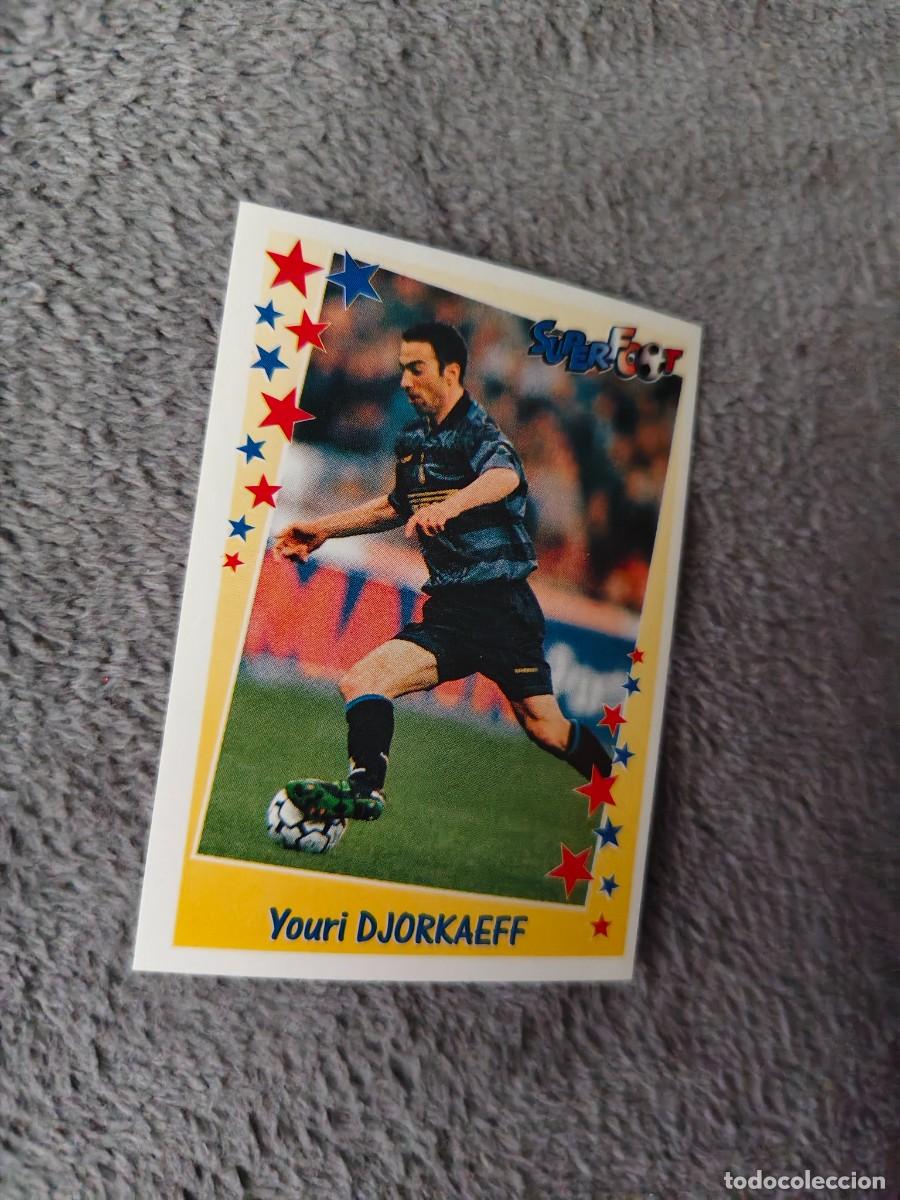 Cartes &agrave; collectionner de Football: 168 SUPERFOOT 98 99 YOURI DJORKAEFF INTER LES FRAN&Ccedil;AIS PANINI 1998 1999 LIGUE 1 FRANCIA AAK