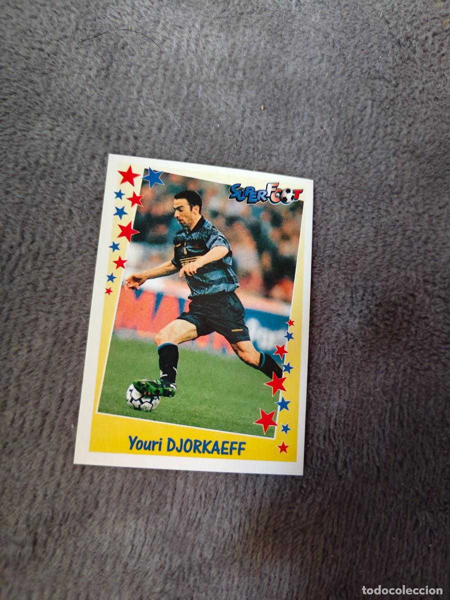 Cartes &agrave; collectionner de Football: 168 SUPERFOOT 98 99 YOURI DJORKAEFF INTER LES FRAN&Ccedil;AIS PANINI 1998 1999 LIGUE 1 FRANCIA AAK