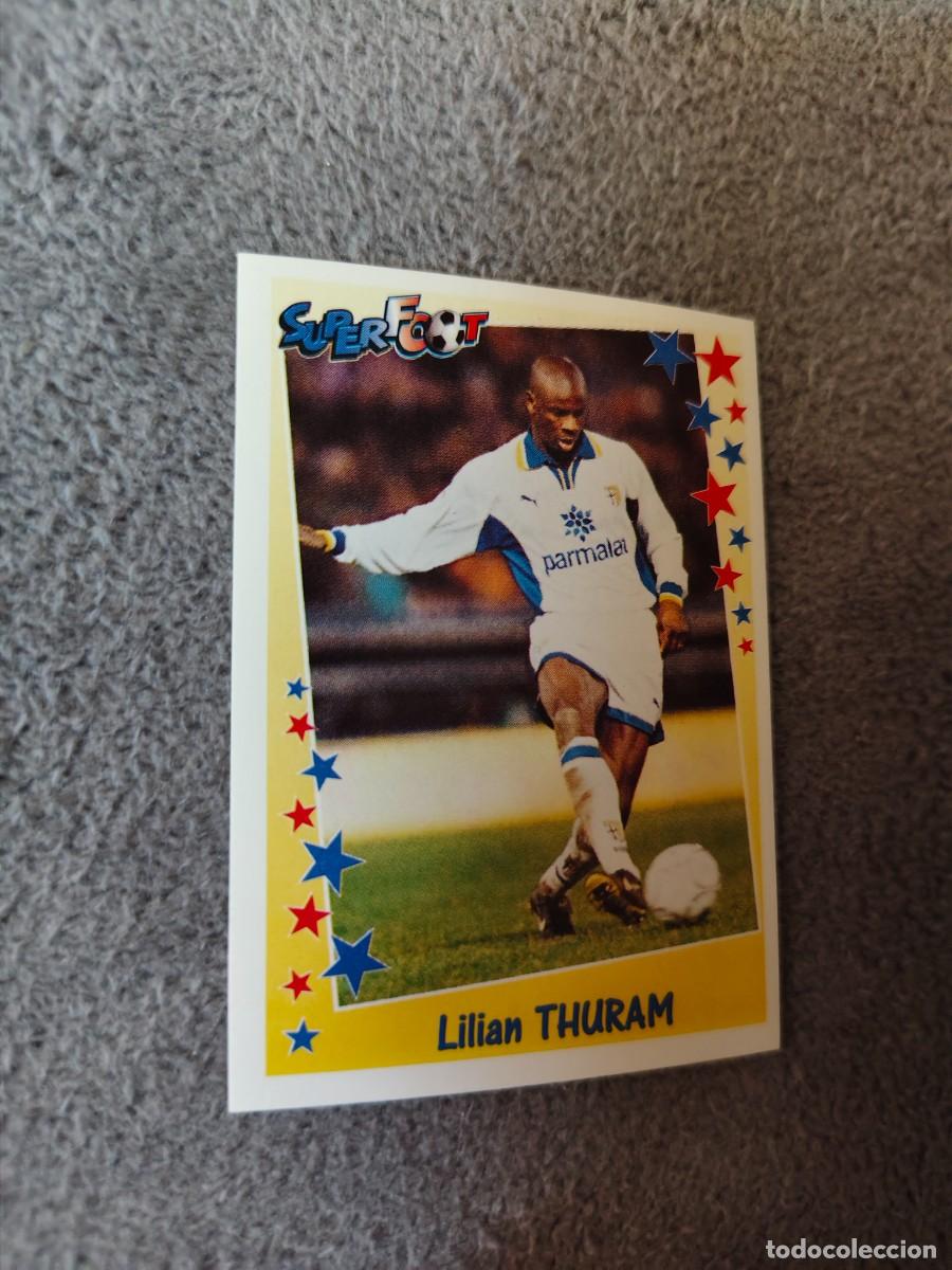 Cartes &agrave; collectionner de Football: 169 SUPERFOOT 98 99 LILIAN THURAM PARMA LES FRAN&Ccedil;AIS PANINI 1998 1999 LIGUE 1 FRANCIA AAK