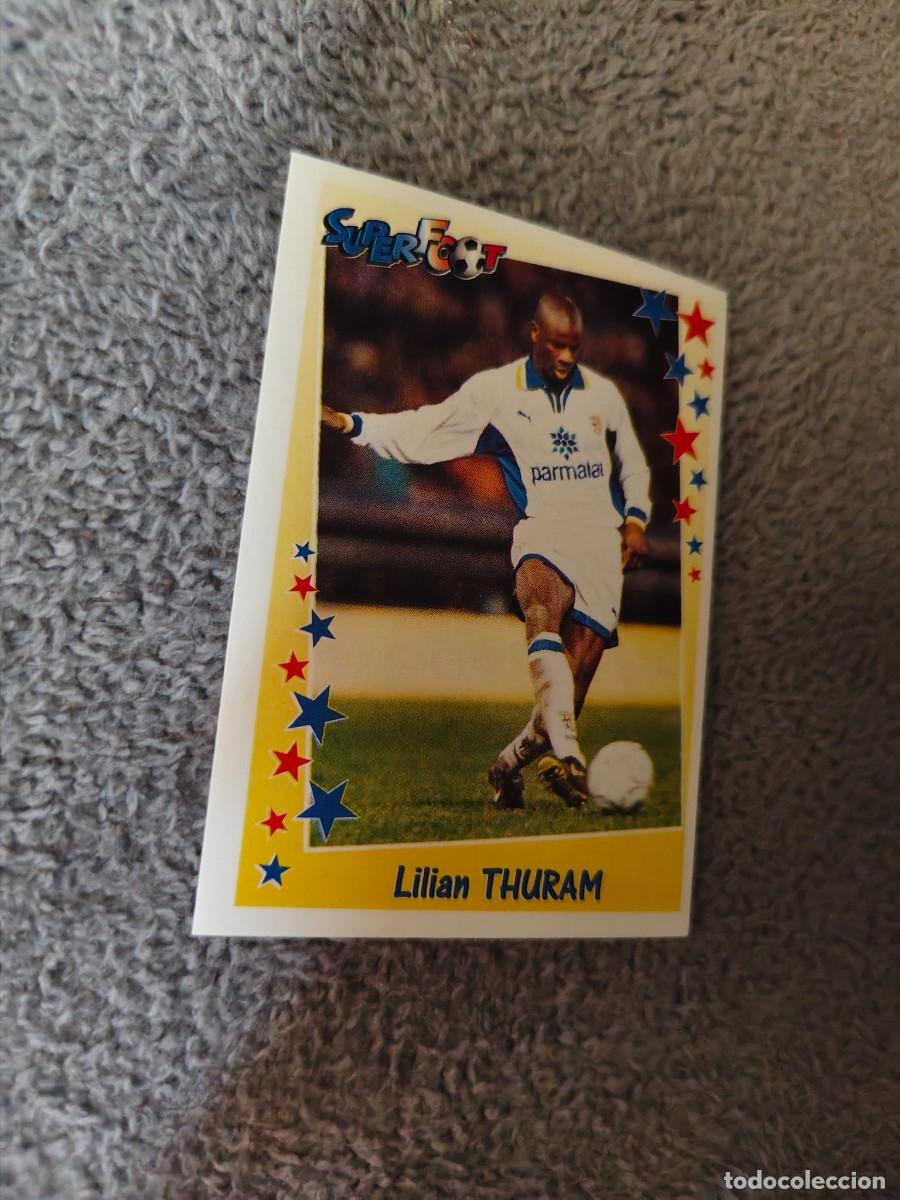 Cartes &agrave; collectionner de Football: 169 SUPERFOOT 98 99 LILIAN THURAM PARMA LES FRAN&Ccedil;AIS PANINI 1998 1999 LIGUE 1 FRANCIA AAK