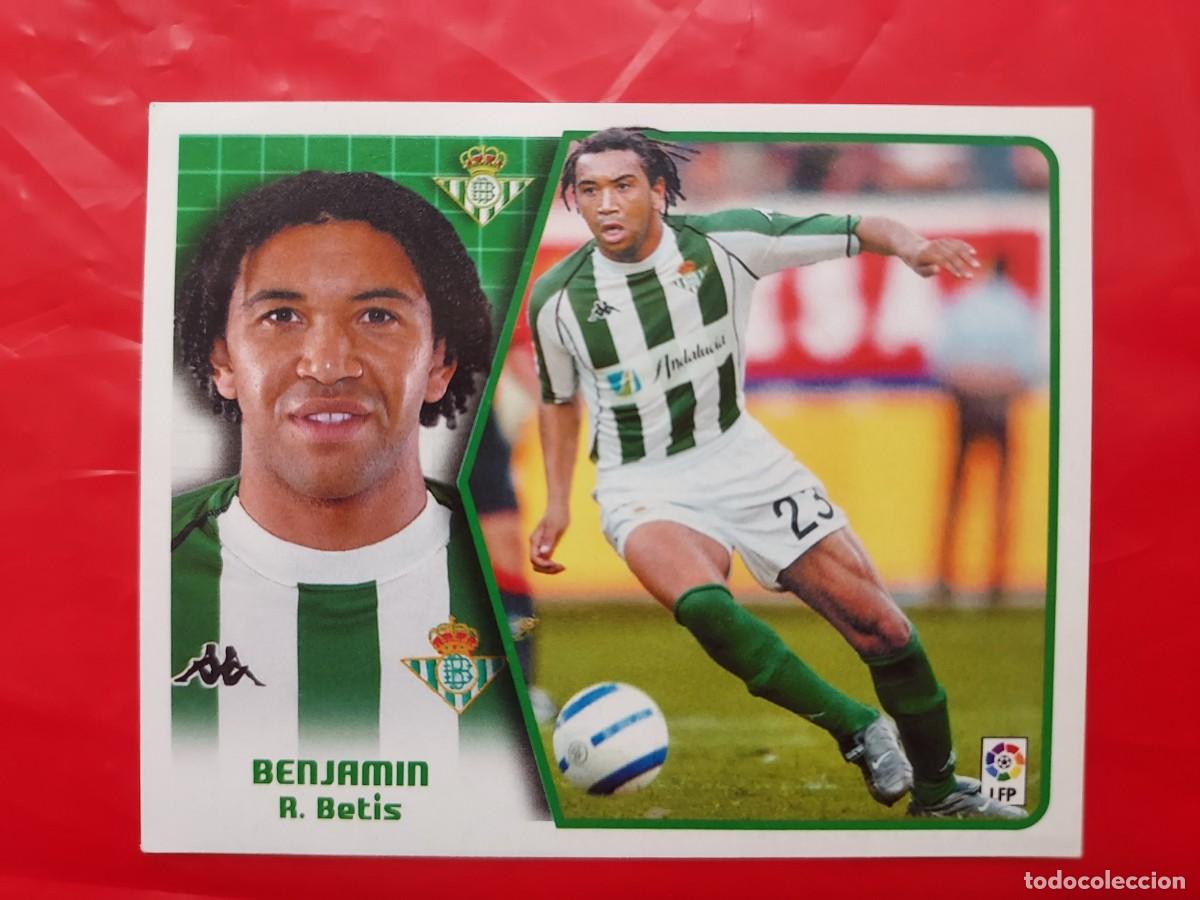Cromos de f&uacute;tbol: CROMO BENJAMIN BETIS BAJA - SIN PEGAR - EDICIONES ESTE LIGA 2005 2006