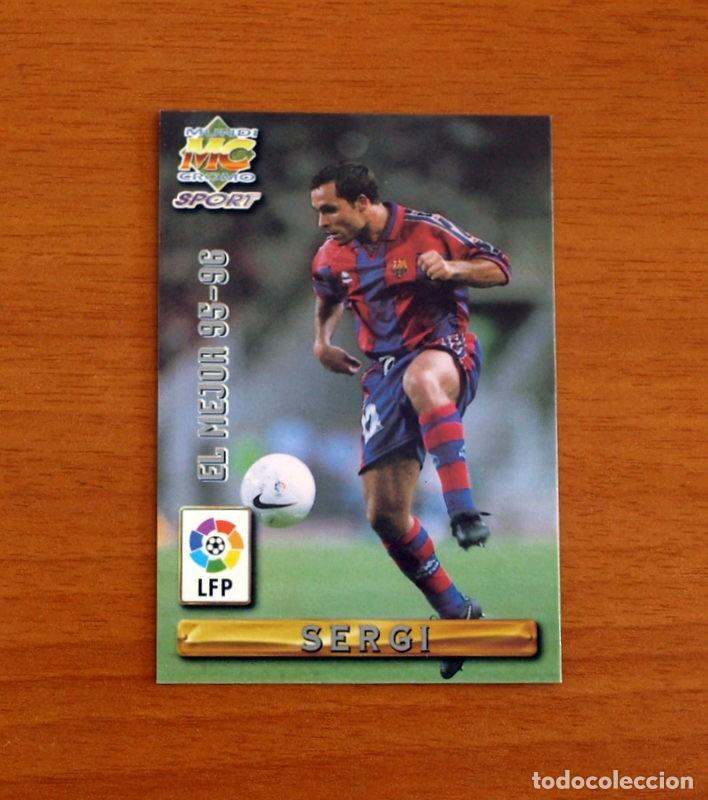 Cromos de f&uacute;tbol: Barcelona -N&ordm; 402 Sergi El Mejor 95-96 -Mundicromo Las Fichas de Liga de F&uacute;tbol 1996-1997-96-97