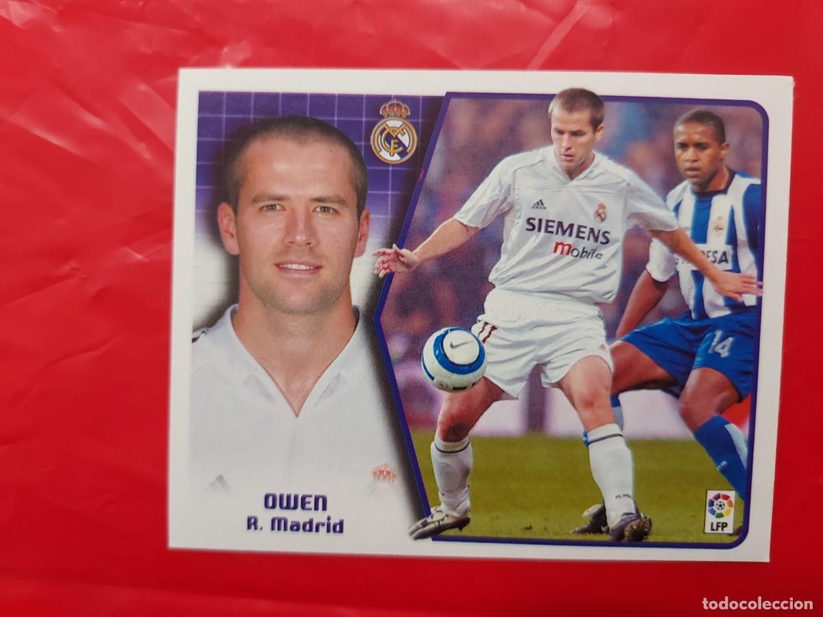 Cromos de Futebol: CROMO OWEN REAL MADRID BAJA - SIN PEGAR - EDICIONES ESTE LIGA 2005 2006
