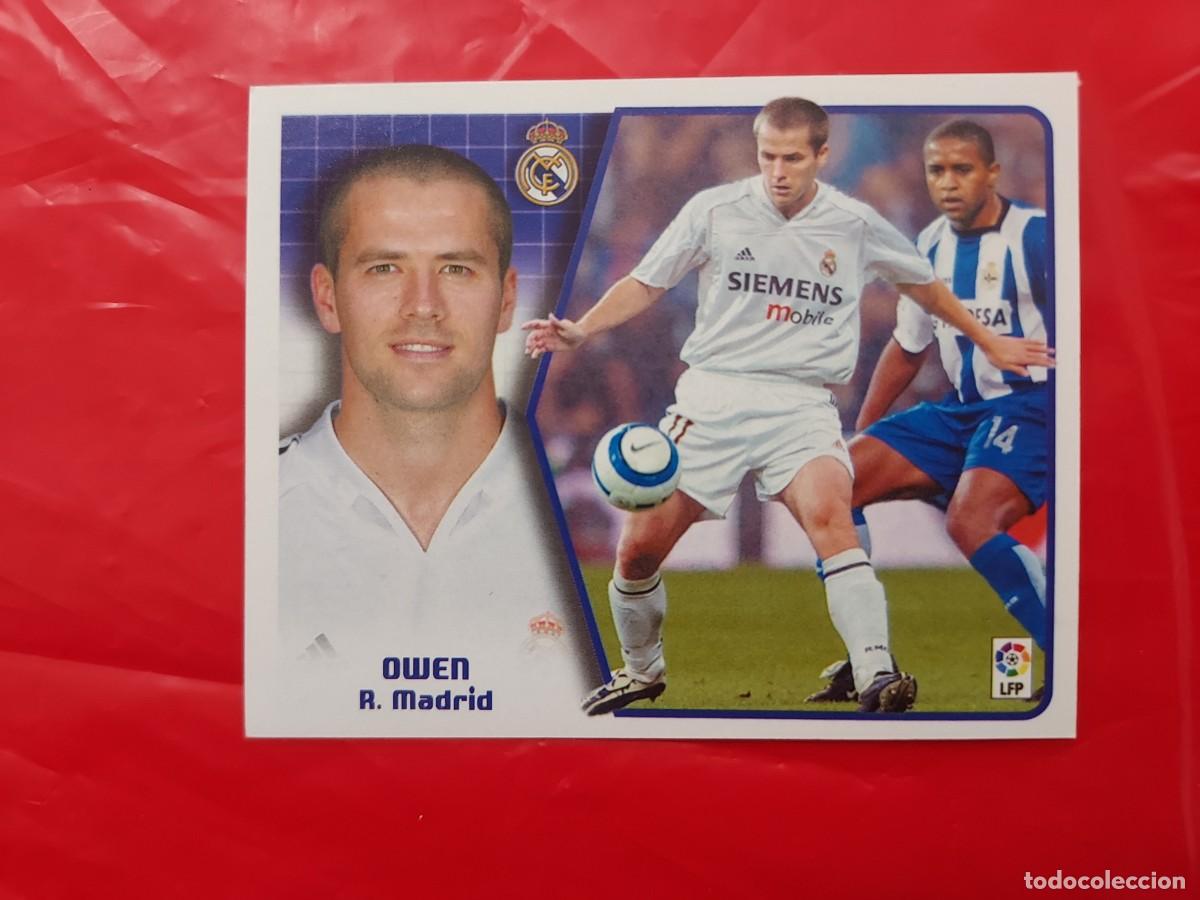 Cromos de Futebol: CROMO OWEN REAL MADRID BAJA - SIN PEGAR - EDICIONES ESTE LIGA 2005 2006