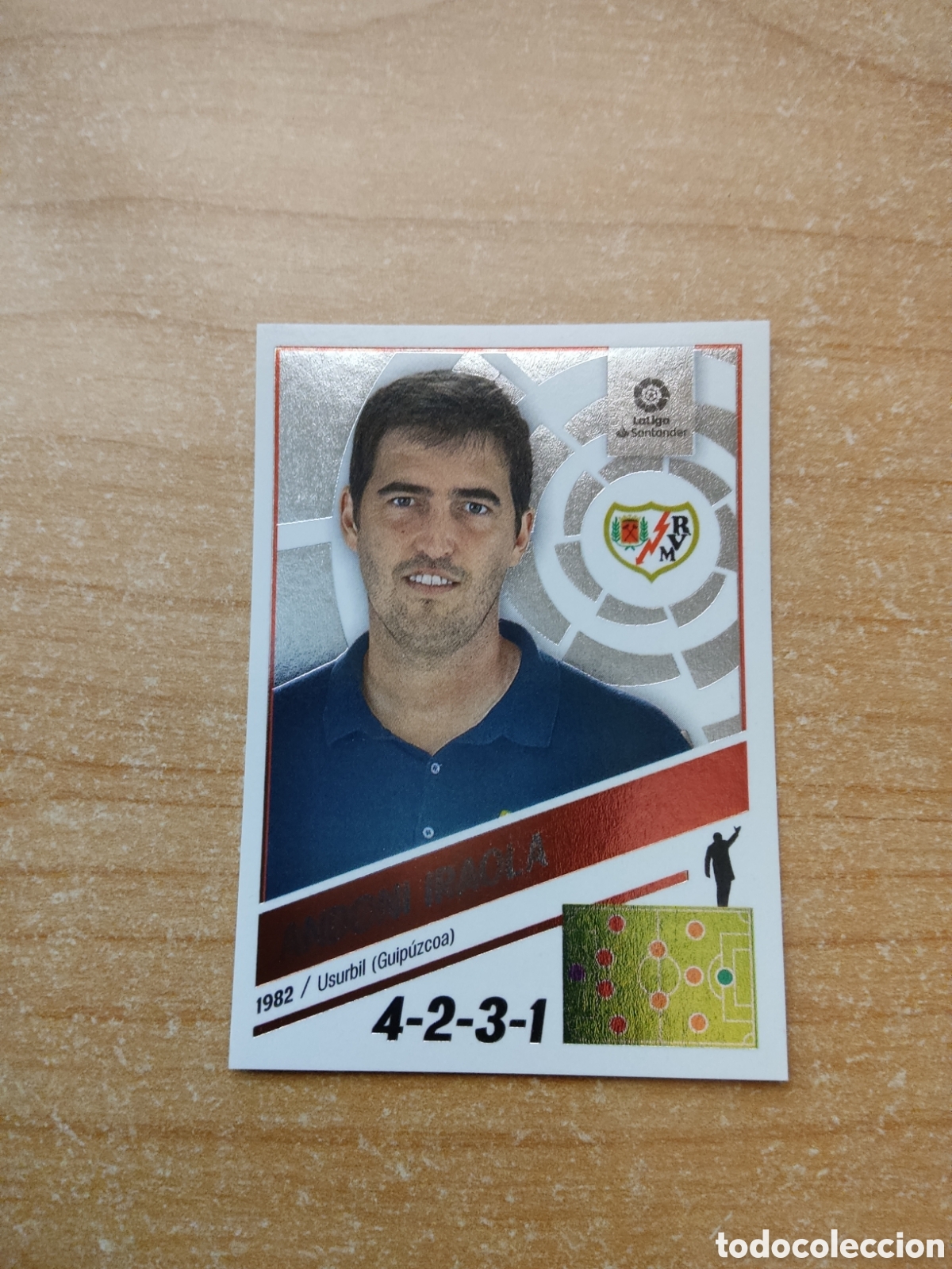 Cromos de f&uacute;tbol: 2 ANDONI IRAOLA RAYO VALLECANO LIGA ESTE 2022 2023