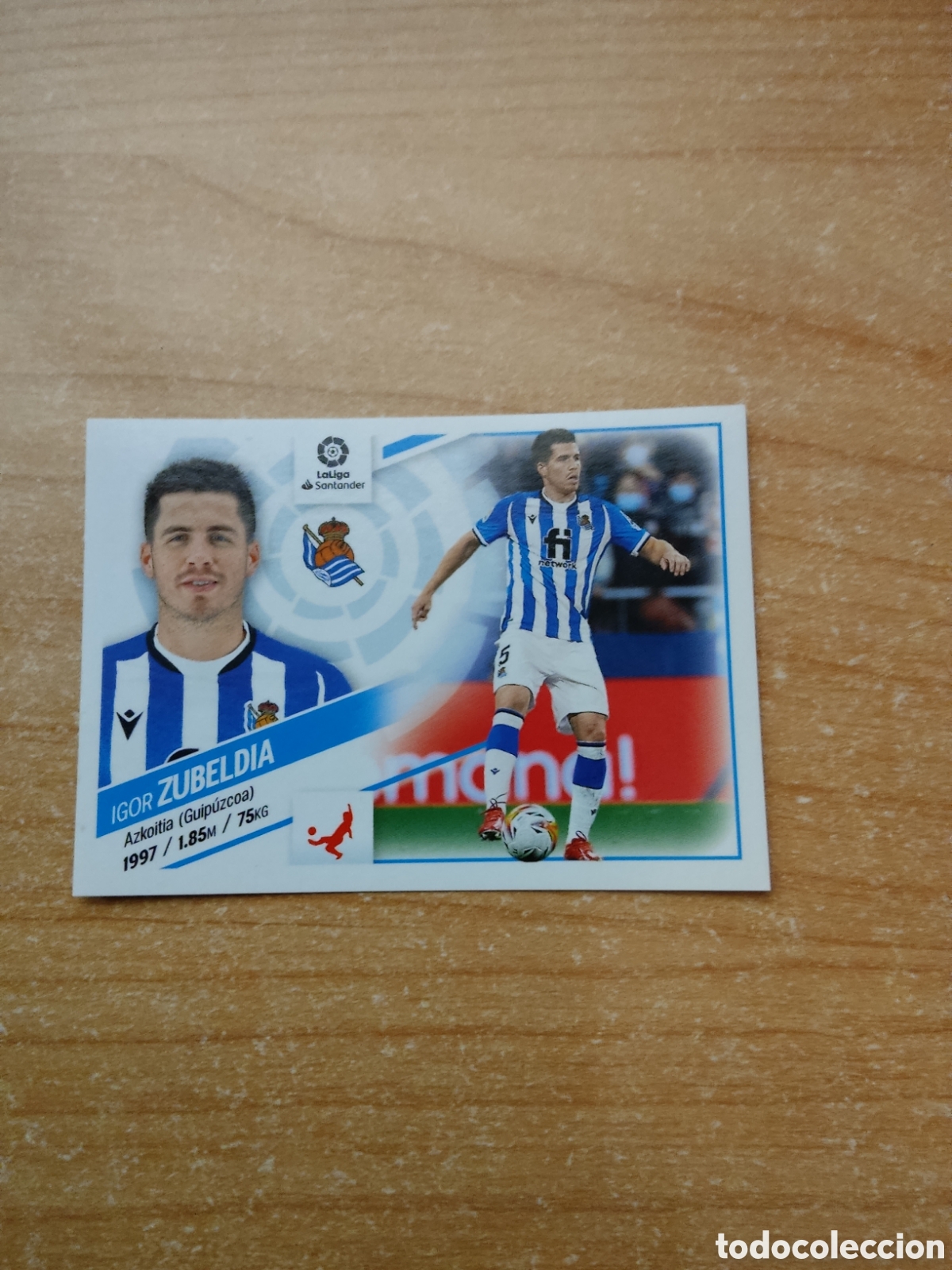 Cromos de f&uacute;tbol: 9 IGOR ZUBELDIA REAL SOCIEDAD LIGA ESTE 2022 2023