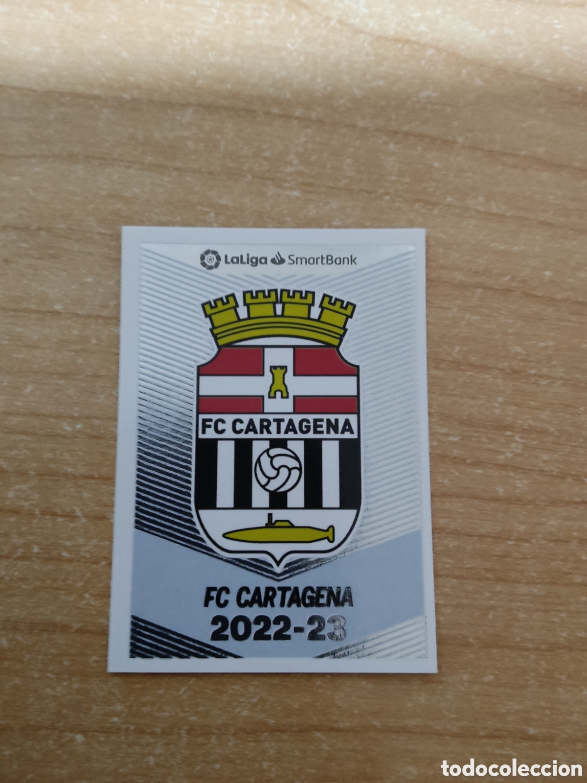 Cromos de f&uacute;tbol: 5 ESCUDO CARTAGENA LIGA ESTE 2022 2023