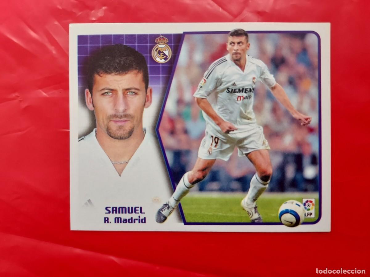 Cromos de f&uacute;tbol: CROMO SAMUEL REAL MADRID BAJA - SIN PEGAR - EDICIONES ESTE LIGA 2005 2006