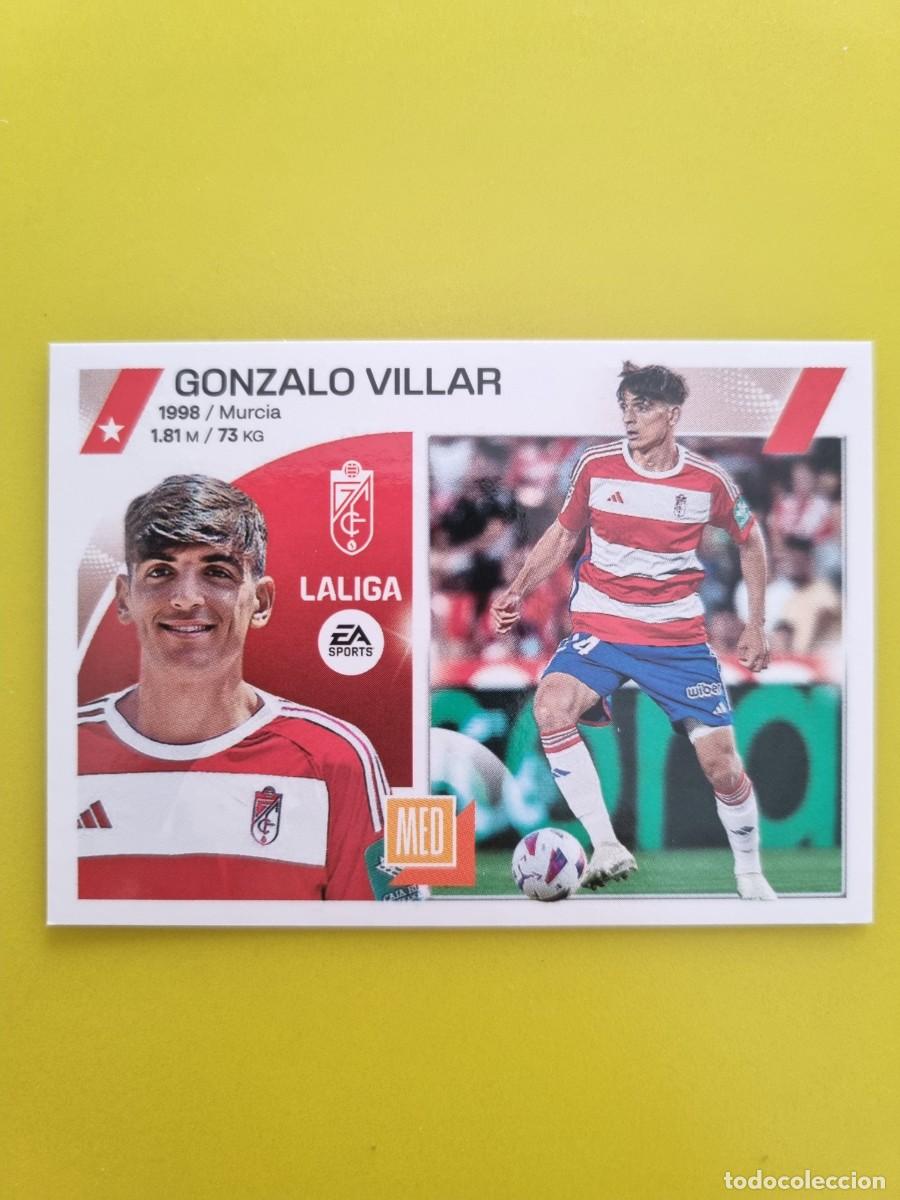 Figurine di Calcio: CROMO FTUBOL LIGA ESTE GONZALO VILLAR GRANADA CF N&ordm;12 BIS COLOCA 23 24 2023 2024 AR826