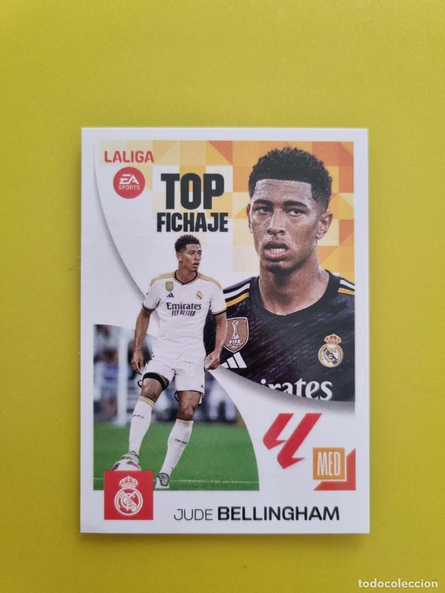 Cromos de f&uacute;tbol: CROMO FTUBOL LIGA ESTE BELLINGHAM REAL MADRID N&ordm;68 TOP FICHAJES 23 24 2023 2024 AR826