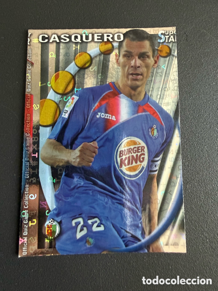 Figurine di Calcio: MUNDICROMO 2011. -58. ERROR CASQUERO ( Getafe ). Error de centrado o Corte