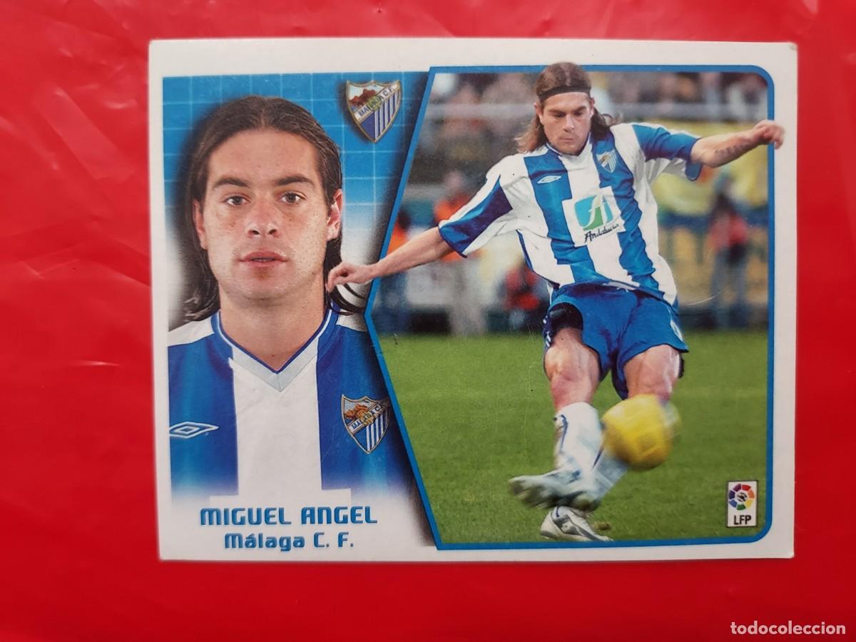 Fu&szlig;ball-Sticker: CROMO MIGUEL ANGEL MALAGA BAJA - SIN PEGAR - EDICIONES ESTE LIGA 2005 2006