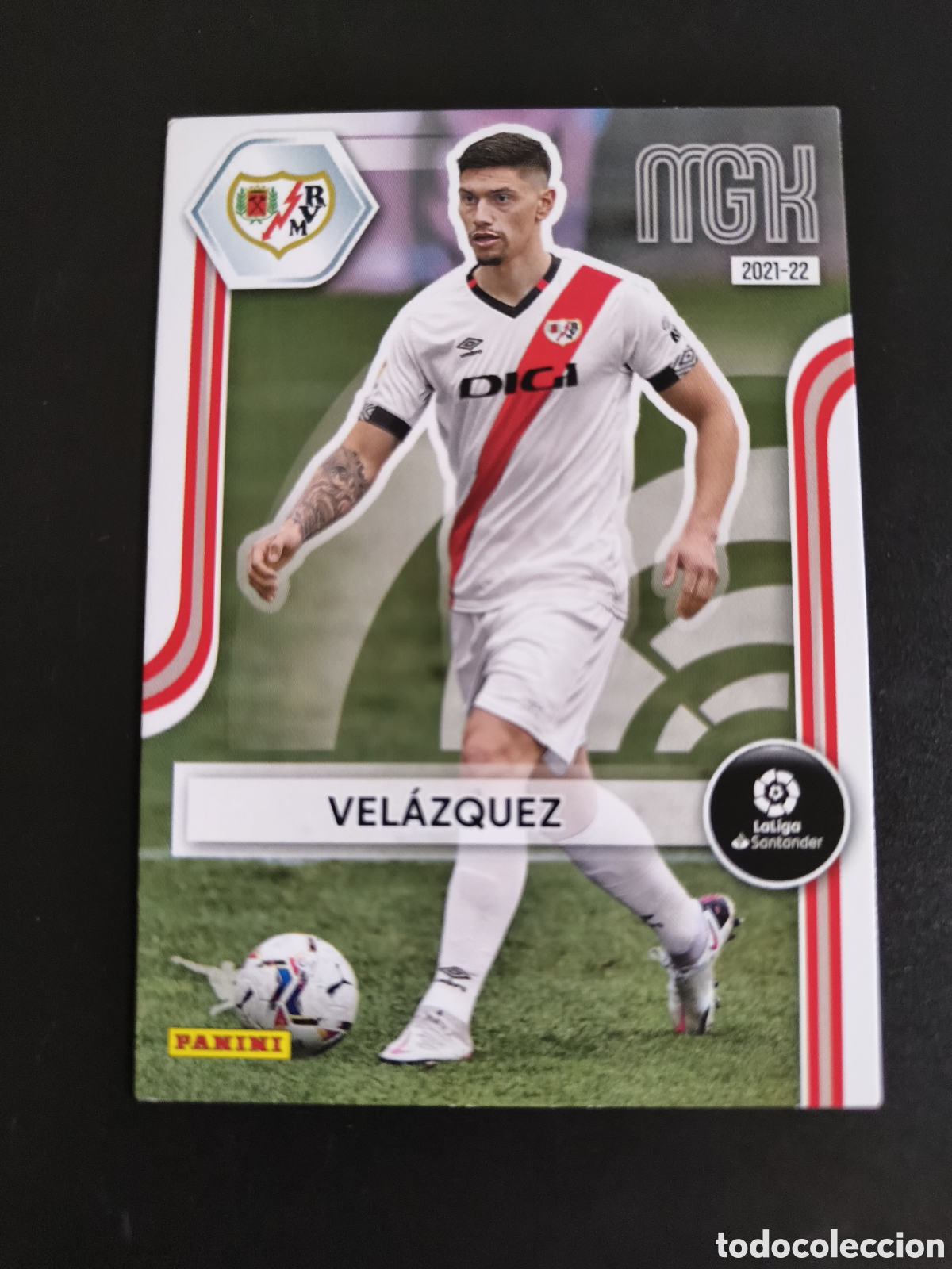 Cromos de f&uacute;tbol: Megacracks 2021/22 277 Velazquez Rayo Vallecano