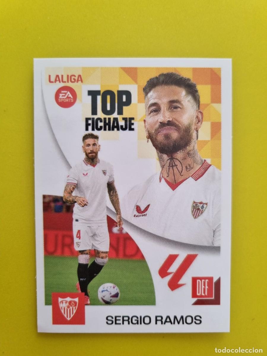 Cromos de f&uacute;tbol: CROMO FTUBOL LIGA ESTE SERGIO RAMOS SEVILLA N&ordm;69 TOP FICHAJES 23 24 2023 2024 AR826