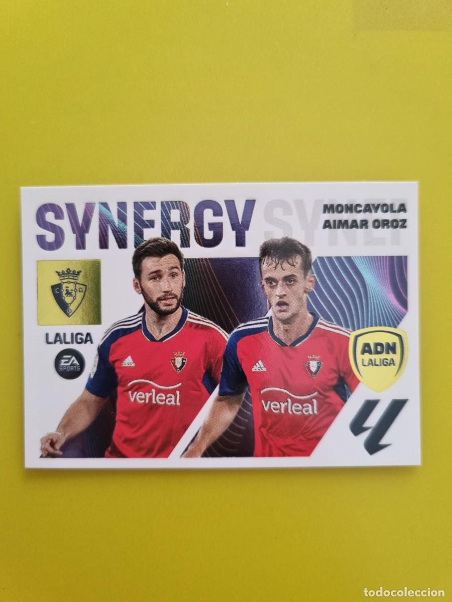 Cromos de f&uacute;tbol: CROMO FTUBOL LIGA ESTE MONCAYOLA - AIMAR OROS OSASUNA N&ordm;13 SYNERGY ADN 23 24 2023 2024 AR826