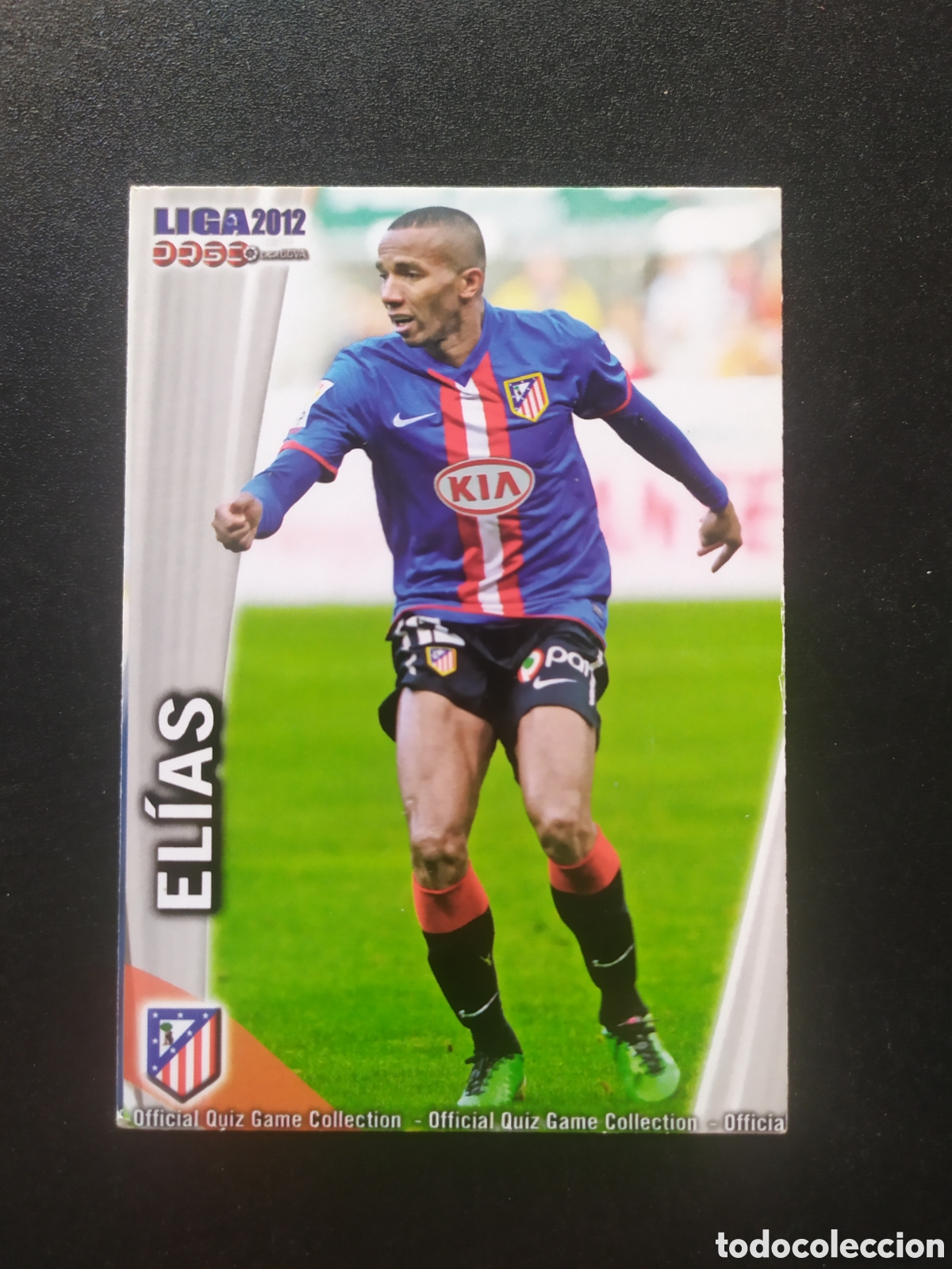 Figurine di Calcio: Mundicromo fichas Liga 2011 2012 11 12 El&iacute;as error n&deg; 179 Atl&eacute;tico Madrid