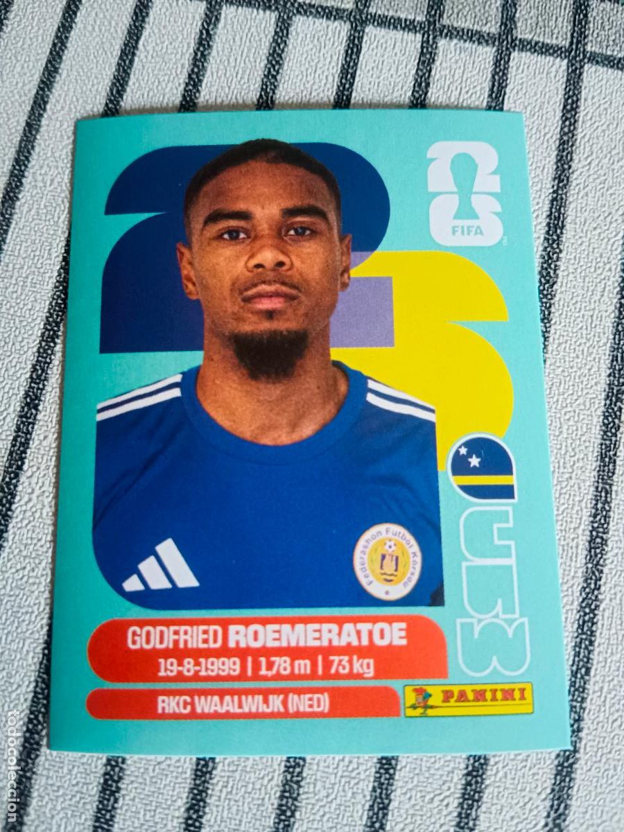 Cromos de f&uacute;tbol: MUNDIAL 2026 ESTADOS UNIDOS USA MEXICO MEJICO CANADA CUW 10 CUW10 CODFRIED ROEMERATOE CURAZAO FIFA