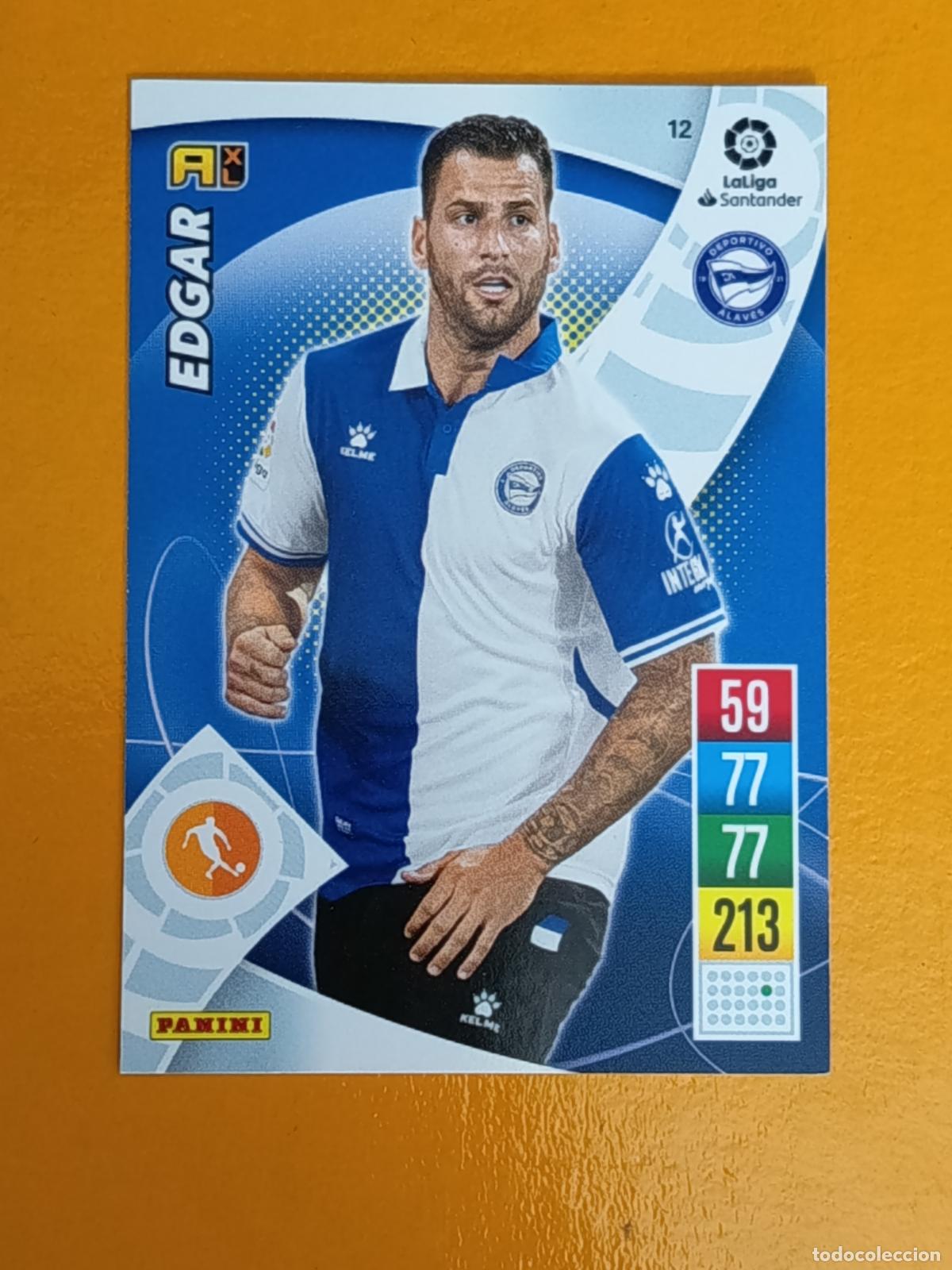 Cromos de f&uacute;tbol: 12 EDGAR. DEPORTIVO ALAV&Eacute;S. ADRENALYN XL 2021-22. PANINI