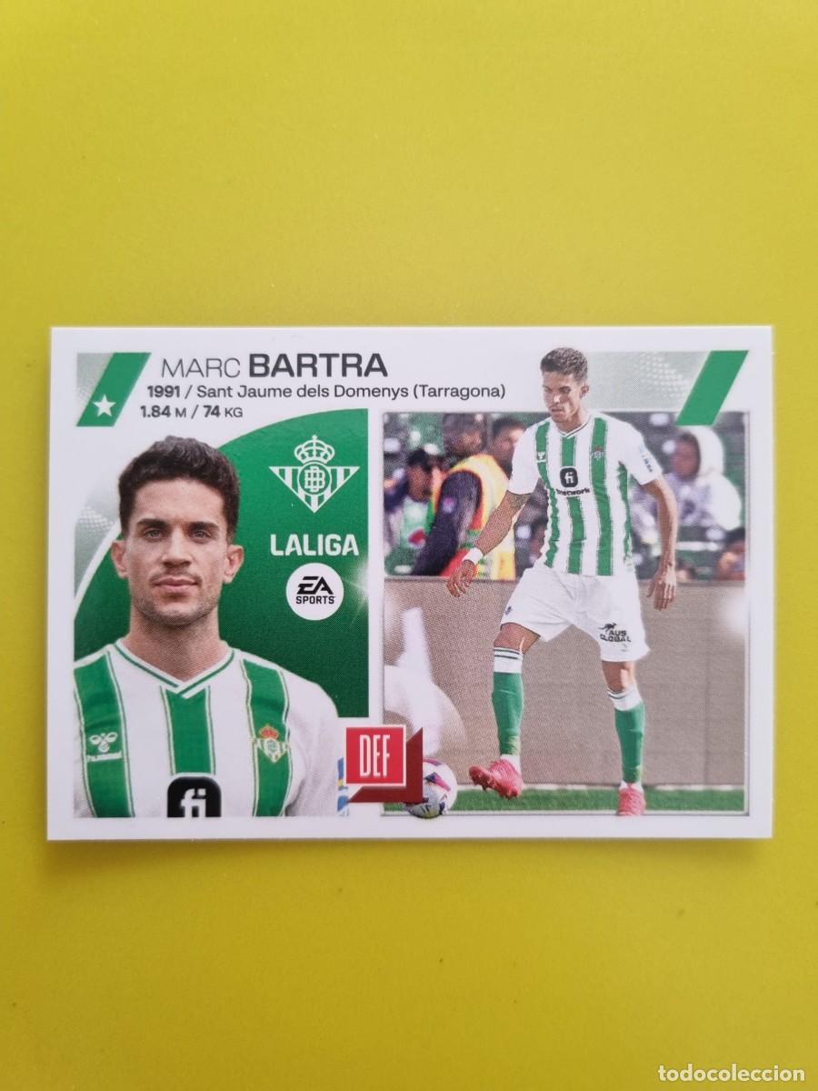 Cromos de f&uacute;tbol: CROMO FTUBOL LIGA ESTE BARTRA REAL BETIS N&ordm;27 ULTIMOS FICHAJES 23 24 2023 2024 AR826