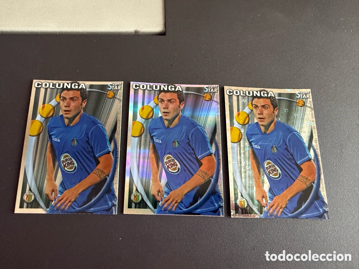 Cromos de f&uacute;tbol: MUNDICROMO 2011. 161 Star. COLUNGA ( Getafe ). Brillo , Brillo rayas y Letras