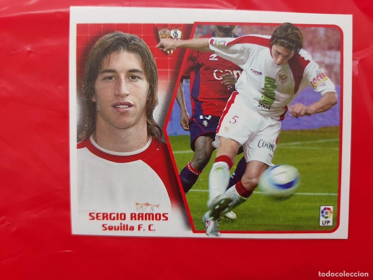 Football Stickers: CROMO SERGIO RAMOS SEVILLA BAJA - SIN PEGAR - EDICIONES ESTE LIGA 2005 2006