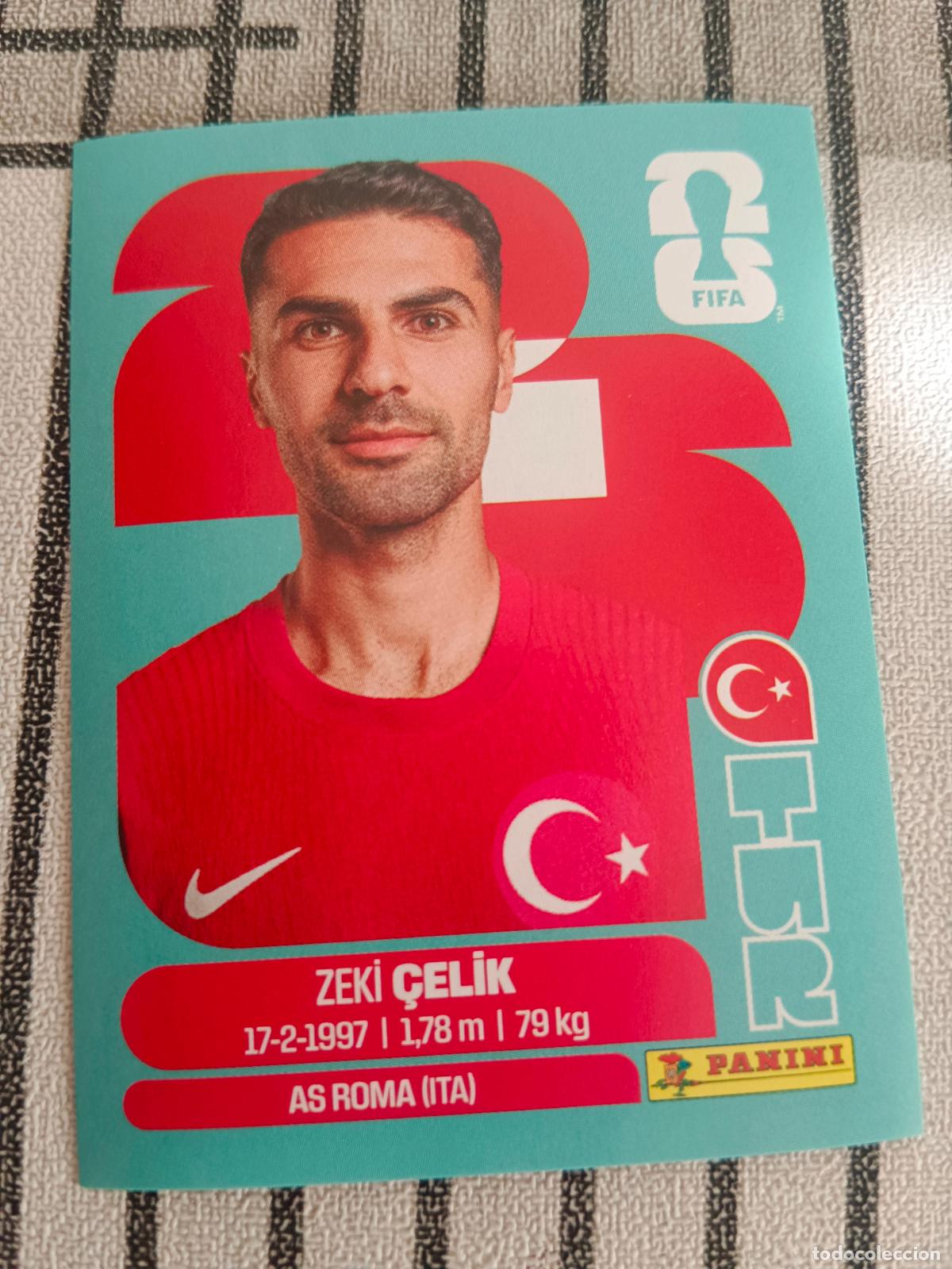 Football Stickers: MUNDIAL 2026 ESTADOS UNIDOS USA MEXICO MEJICO CANADA TUR 4 TUR4 ZEKI CELIK TURQUIA FIFA