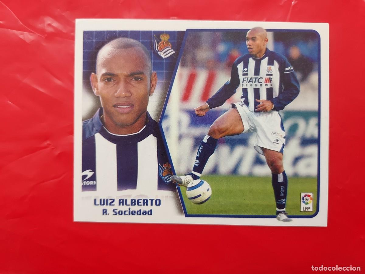 Figurine di Calcio: CROMO LUIZ ALBERTO REAL SOCIEDAD BAJA - SIN PEGAR - EDICIONES ESTE LIGA 2005 2006